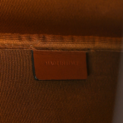 Celine Triomphe Canvas Calfskin Medium Bucket Bag Tan 7 of 10