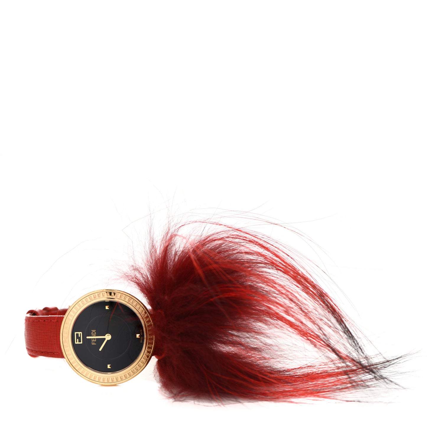 Stainless Steel Calfskin Fur 36mm Fendi My Way Quartz Watch