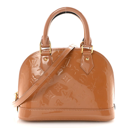 Louis Vuitton Vernis Alma BB Rose Velours 1 of 9