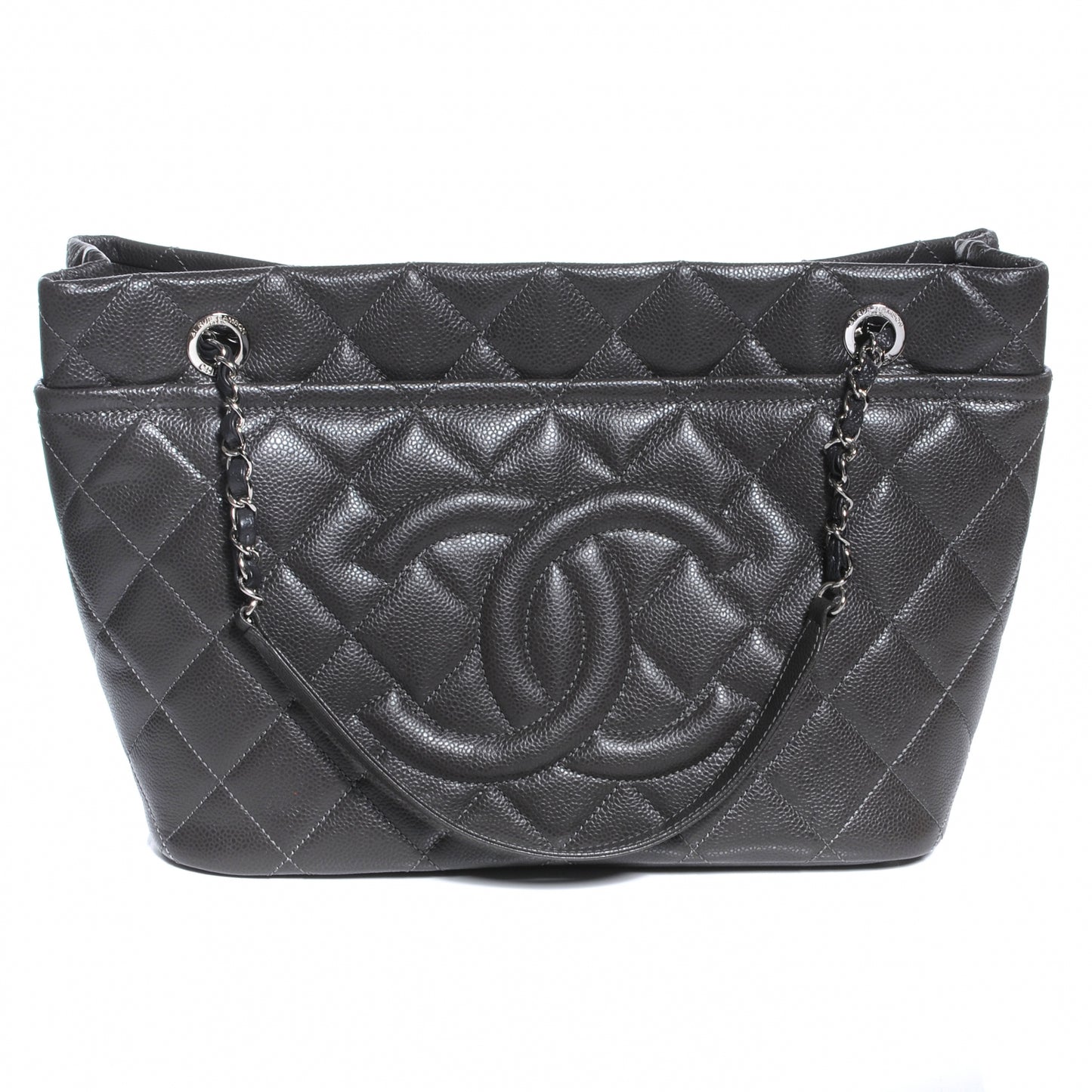 Caviar CC Timeless Soft Tote Grey