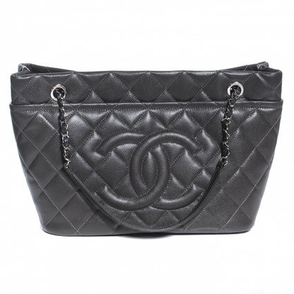 Chanel Caviar CC Timeless Soft Tote Grey 1 of 7