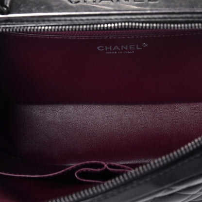 Chanel Lambskin Quilted Medium Trendy CC Bowling Bag Black 6 of 10