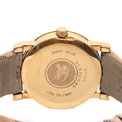 Burberry Stainless Steel Calfskin 28mm Nova Check Quartz Watch BU1399 4 of 4