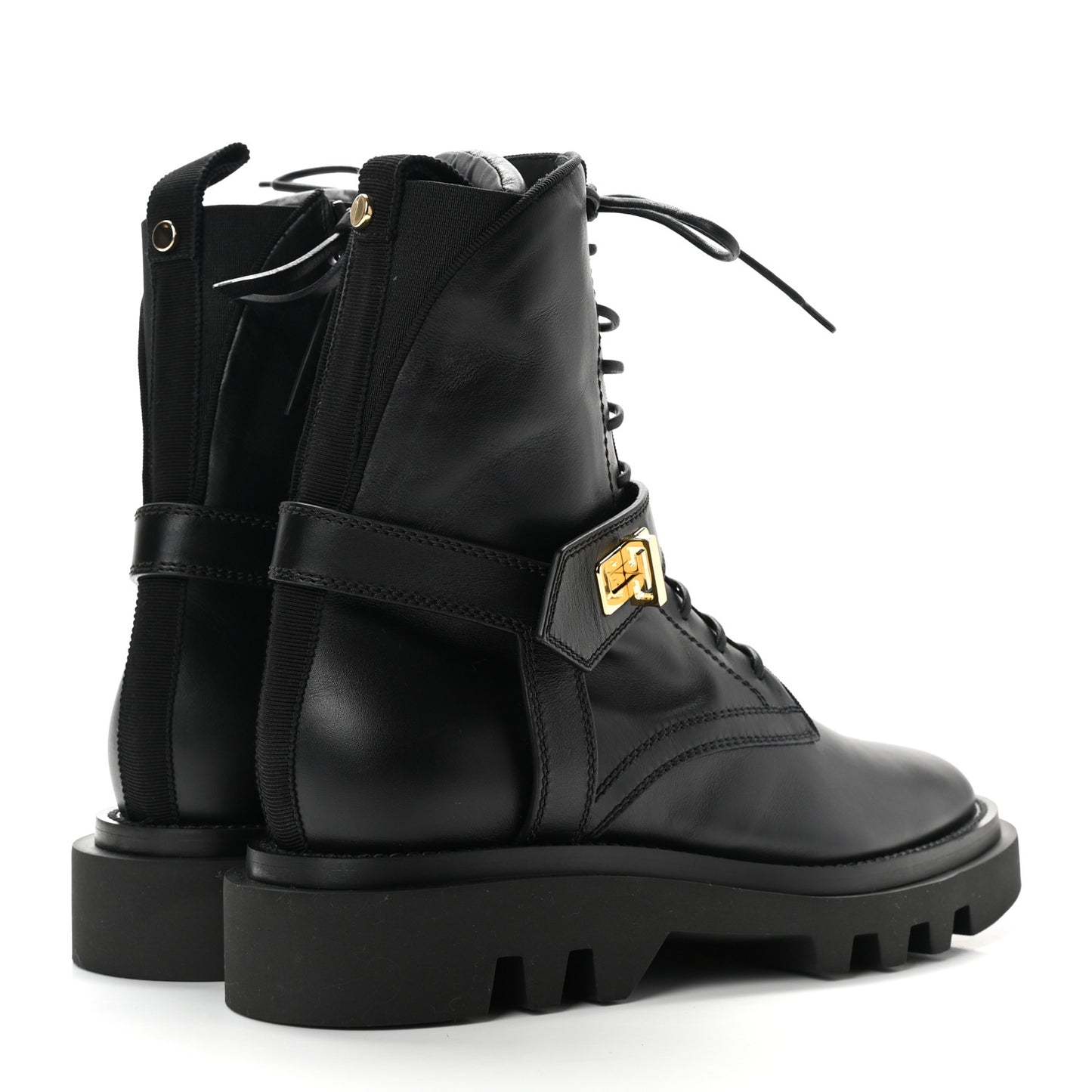 Calfskin Eden Ankle Boots 37.5 Black
