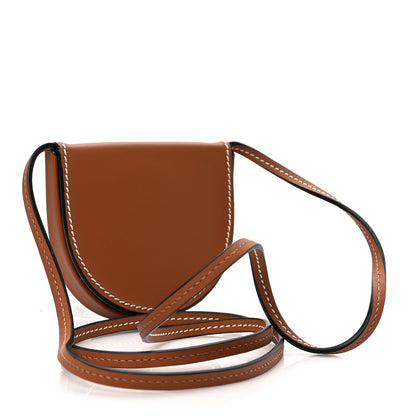 Loewe Soft Calfskin Mini Heel Pouch Tan 2 of 7