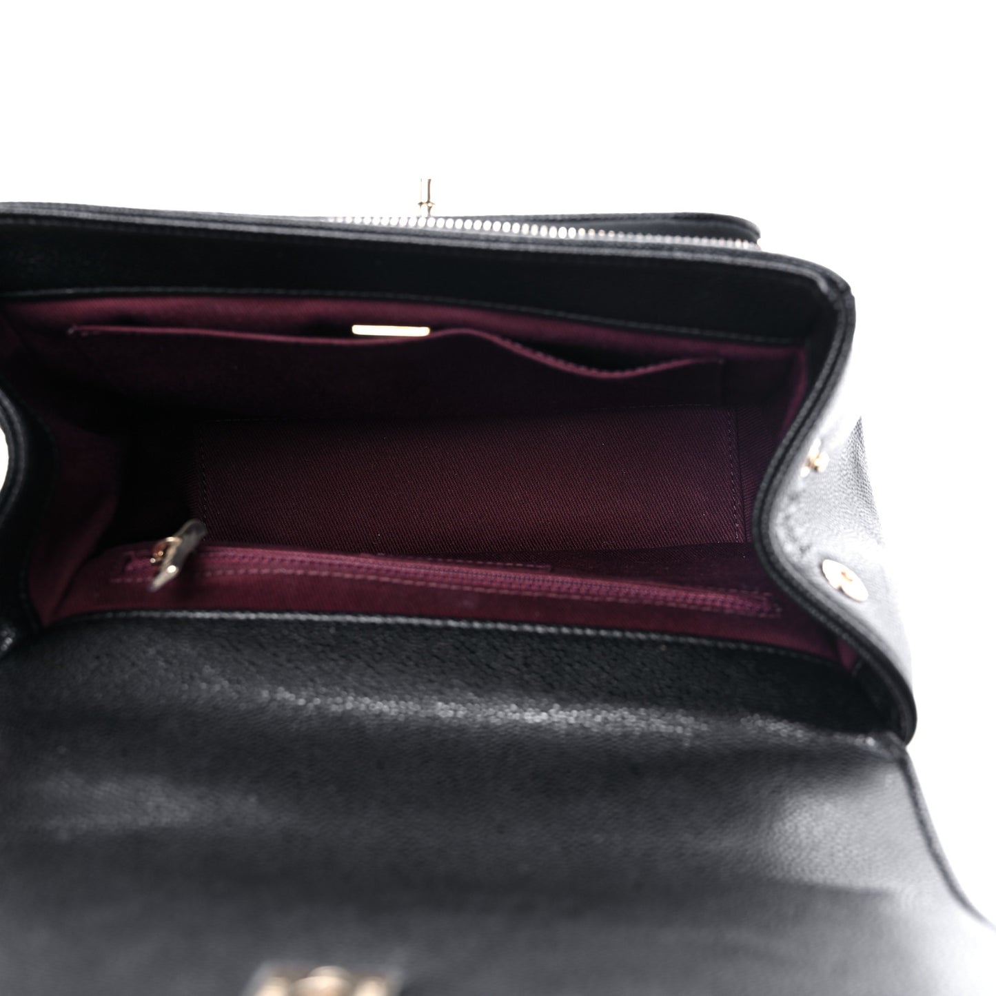 Caviar Quilted Medium Business Affinity Flap Black