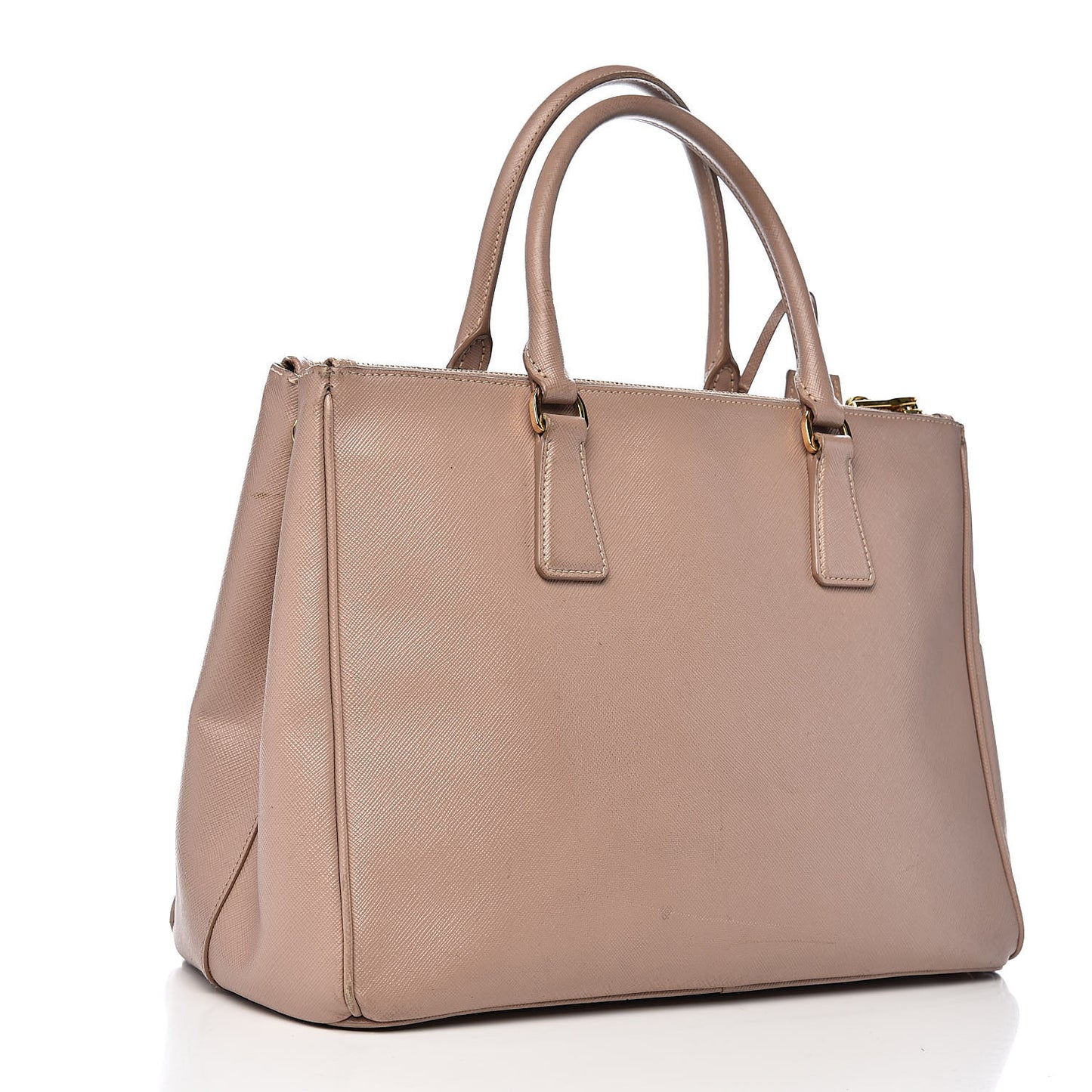 Saffiano Medium Galleria Double Zip Tote Cammeo