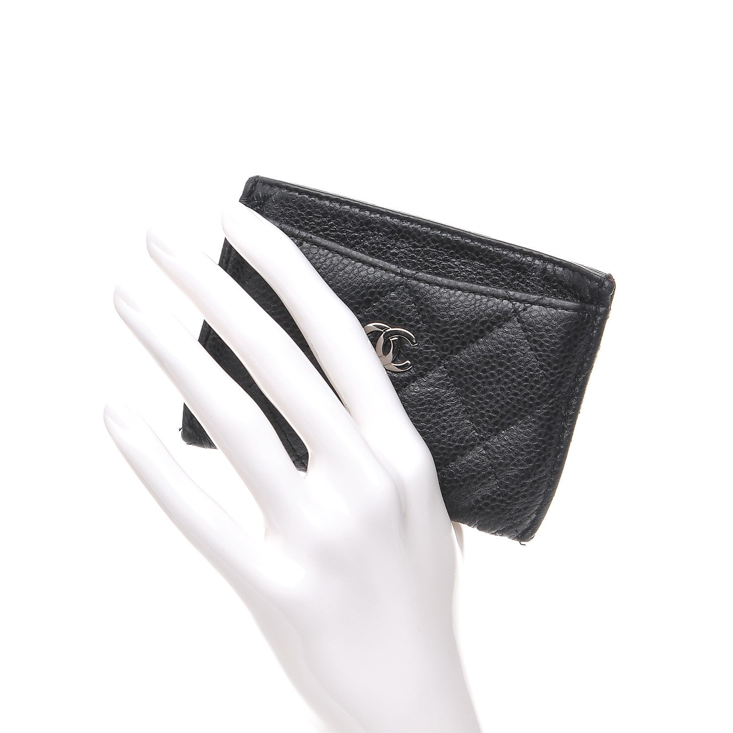 Chanel Caviar Quilted Card Holder Black 2 of 11