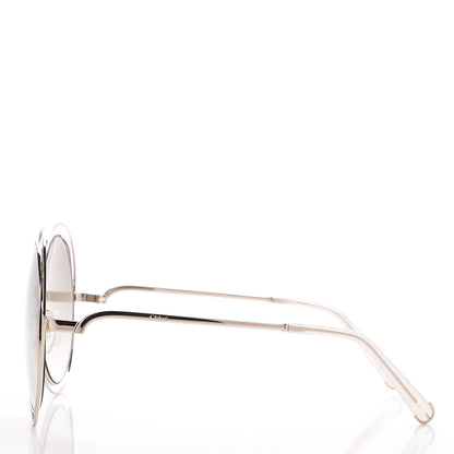 Chloe Oversize Round Carlina Oversized Round Sunglasses CE114S Gold Peach Pink 3 of 6