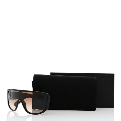 Chanel Acetate Shield Sunglasses 5495 Black 7 of 7