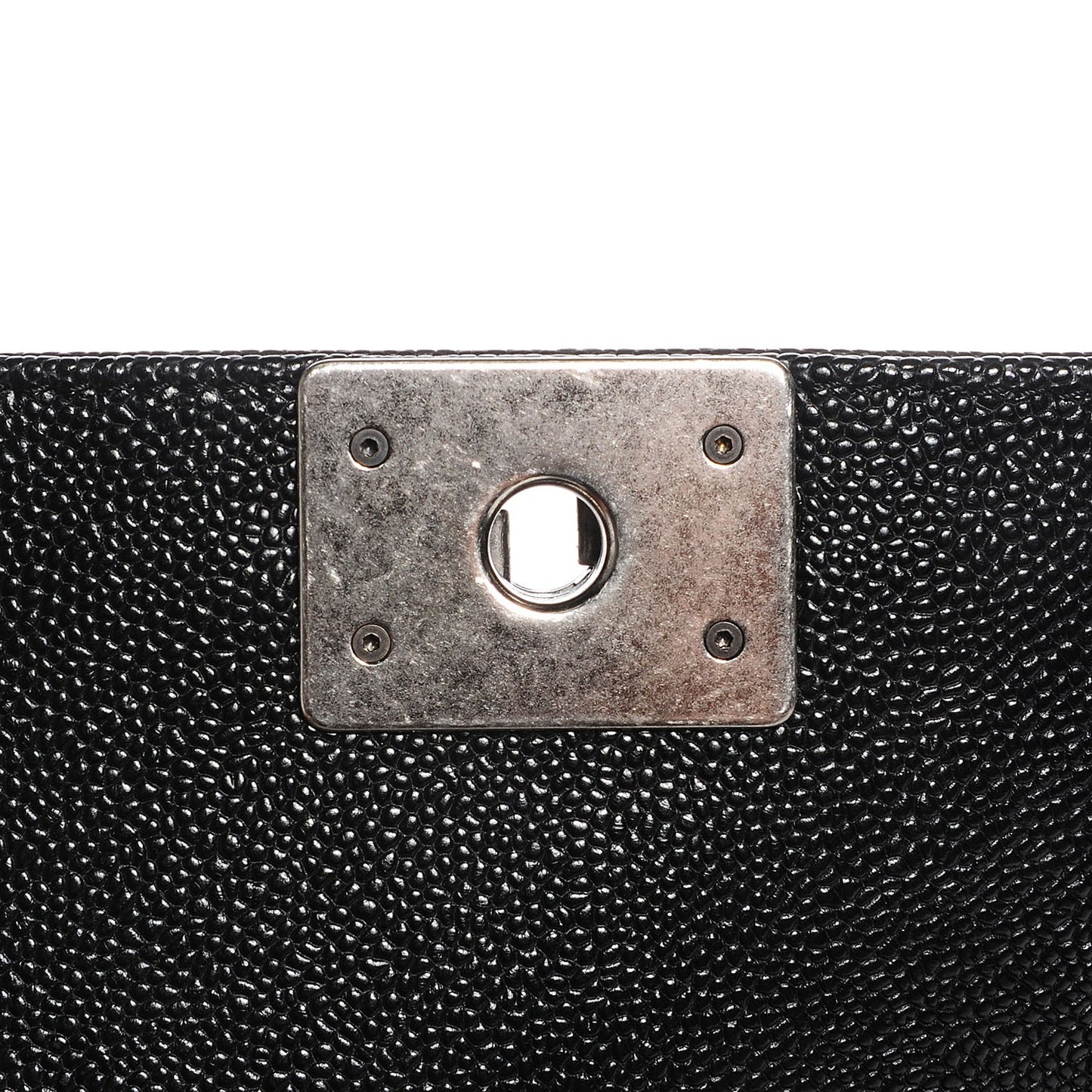 Caviar Quilted Medium Boy Flap Black