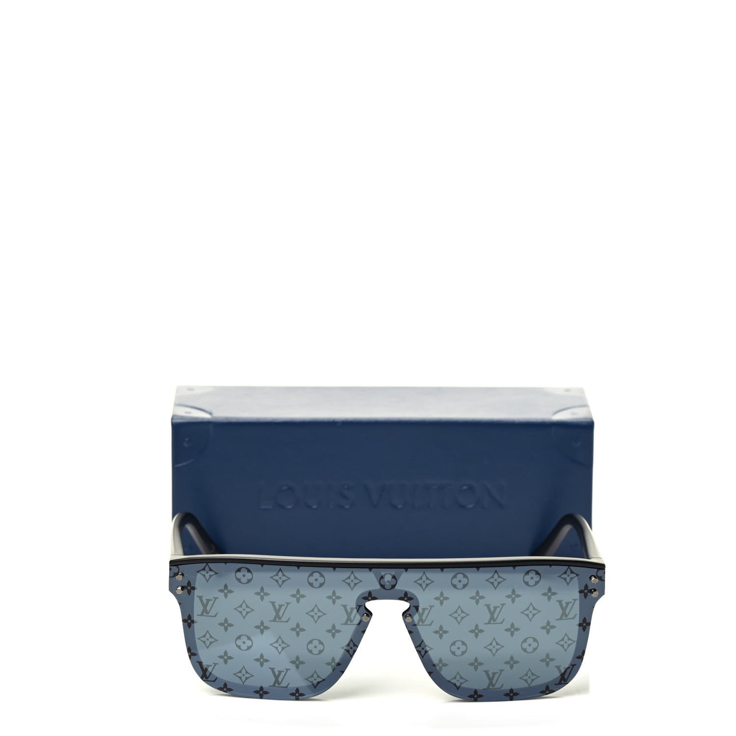 Acetate LV Waimea Square Sunglasses Z1082W Black