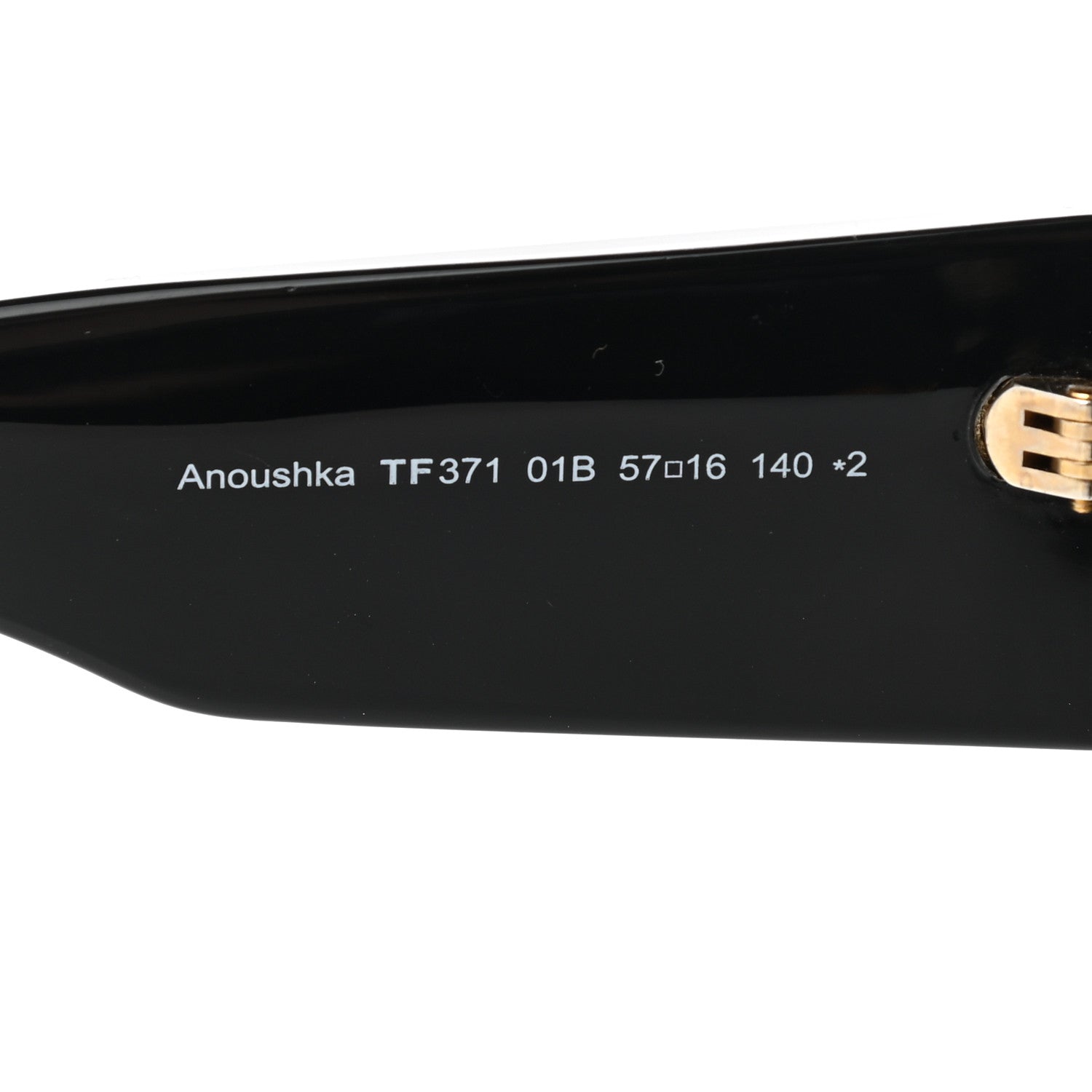 Tom Ford Acetate Anoushka Cat Eye Sunglasses TF371 Black 6 of 9