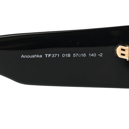 Tom Ford Acetate Anoushka Cat Eye Sunglasses TF371 Black 6 of 9