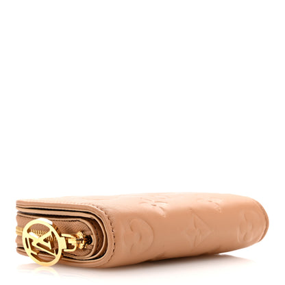 Louis Vuitton Lambskin Embossed Monogram Lou Coussin Wallet Camel 4 of 7