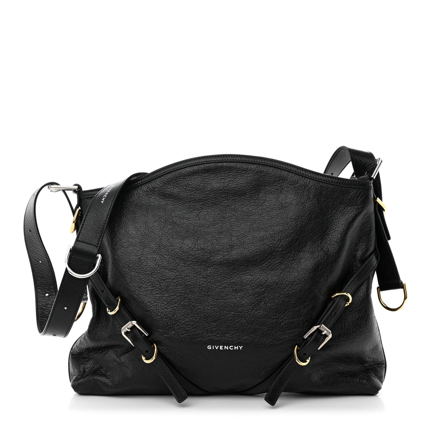 Calfskin Medium Voyou Bag Black