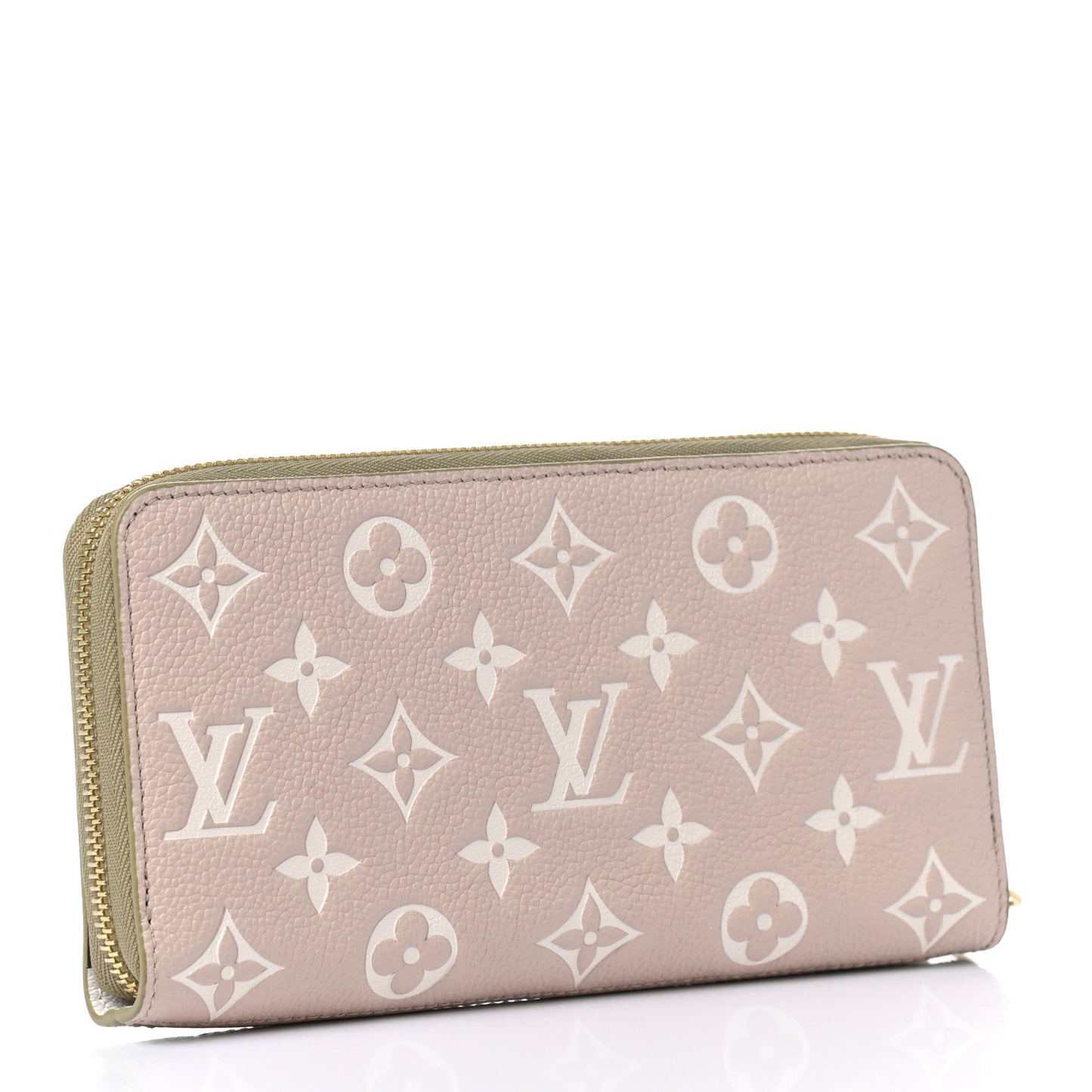 Empreinte Monogram Spring in the City Zippy Wallet Kaki Beige Cream