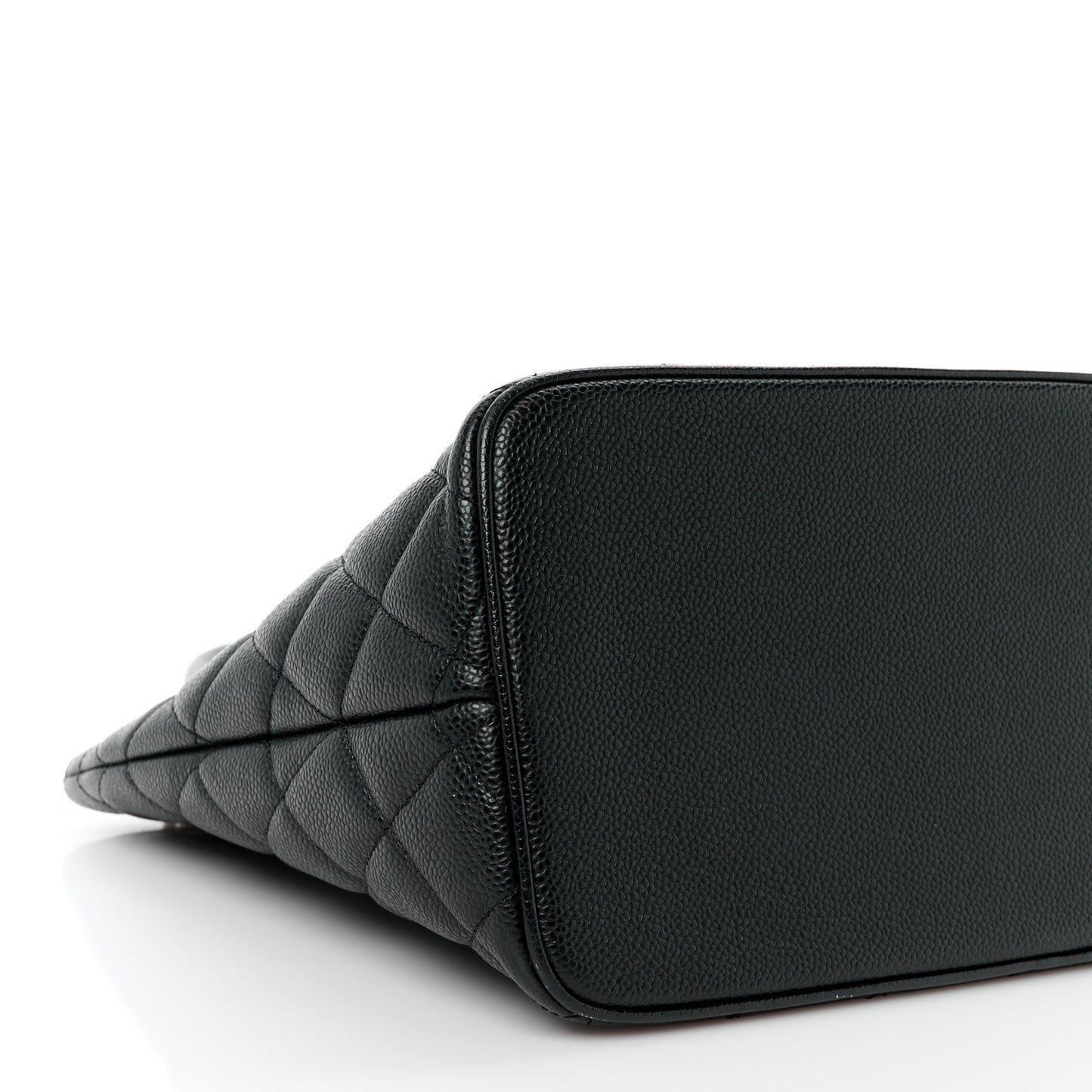 Caviar Quilted Medallion Tote Black