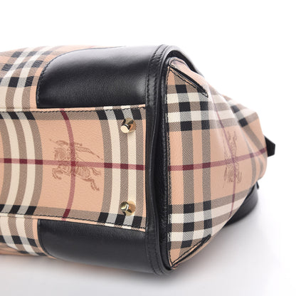 Burberry Haymarket Check Small Gladstone Black 10 of 10