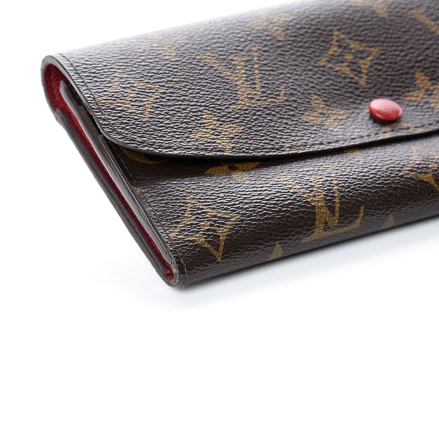 Monogram Emilie Wallet Red