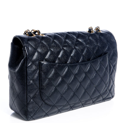 Chanel Caviar Jumbo Flap Black 3 of 9