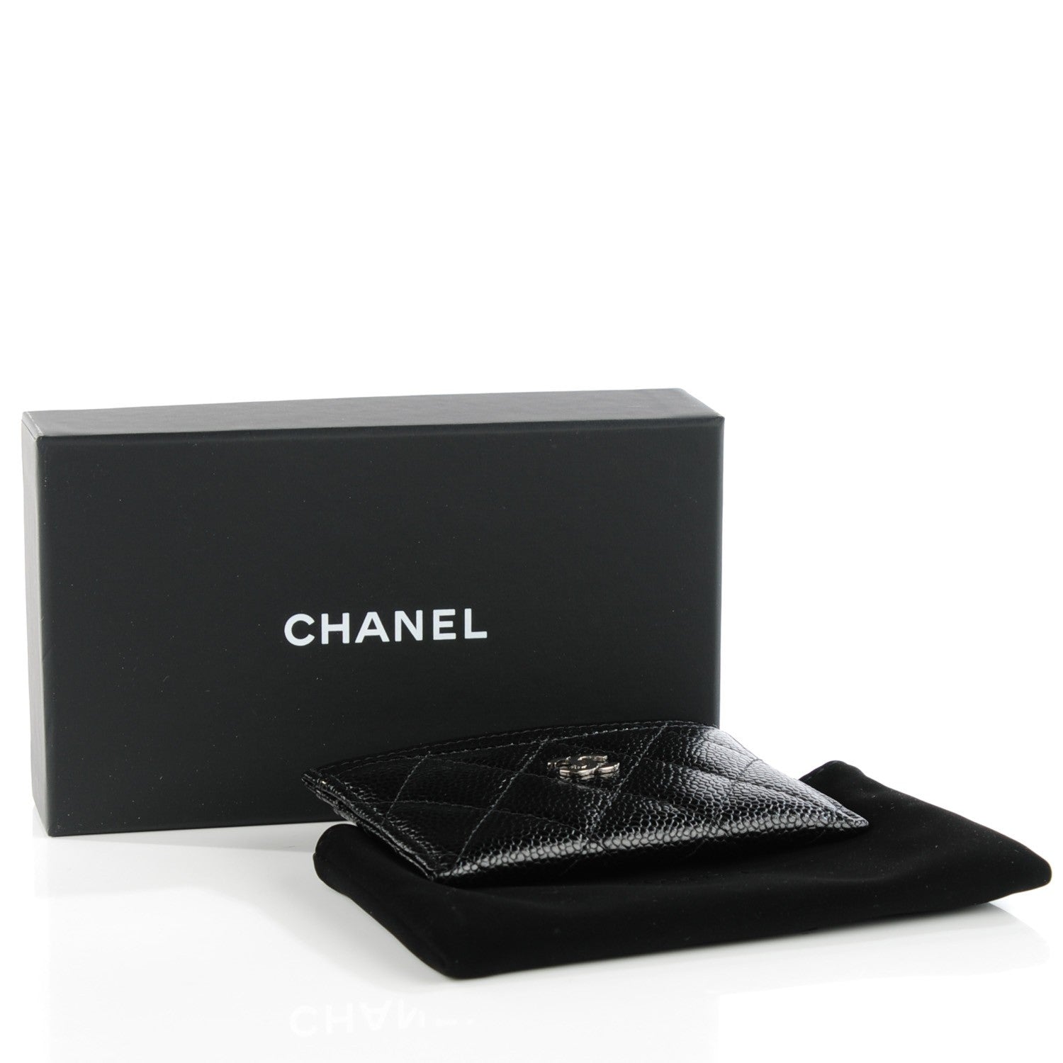 Chanel Caviar Quilted Card Holder Black 4 of 8