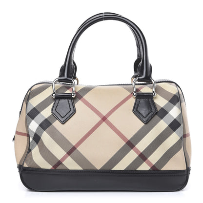 Burberry Nova Check Bowling Bag Black 1 of 14