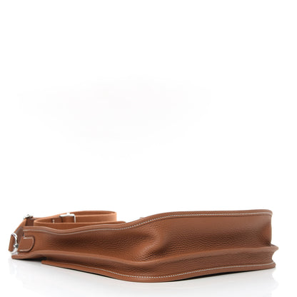 Hermes Taurillon Clemence Evelyne III PM Gold 4 of 10