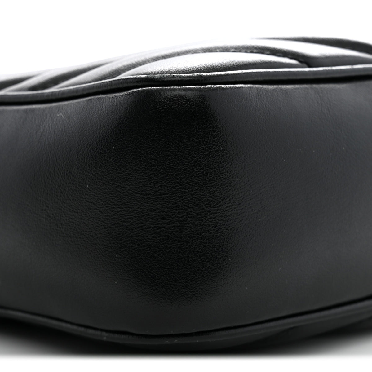 Calfskin Matelasse Monogram Lou Camera Bag Black