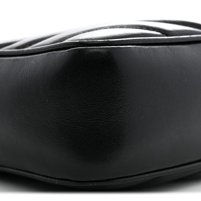 Saint Laurent Calfskin Matelasse Monogram Lou Camera Bag Black 9 of 14