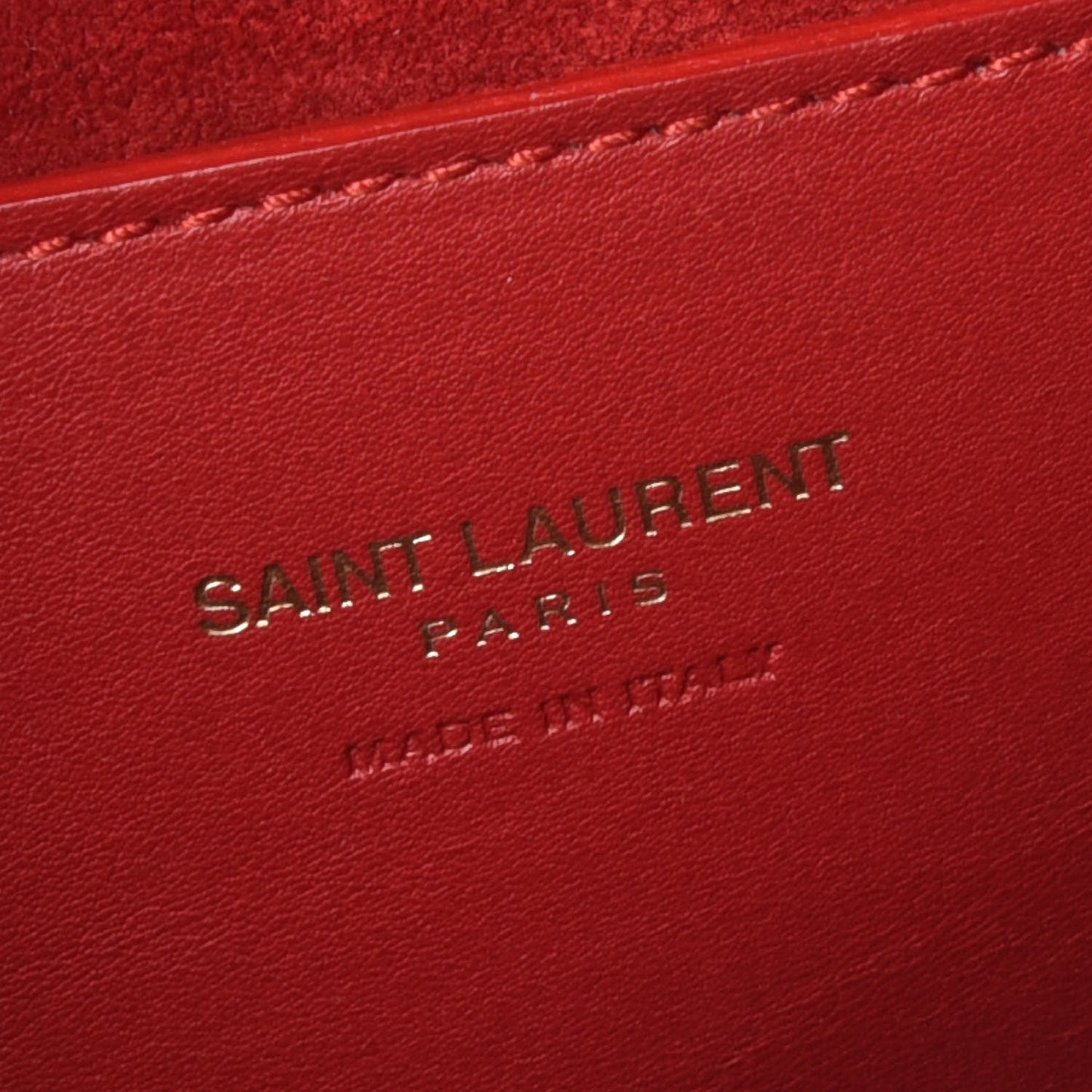 Calfskin Baby Monogram Cabas Red
