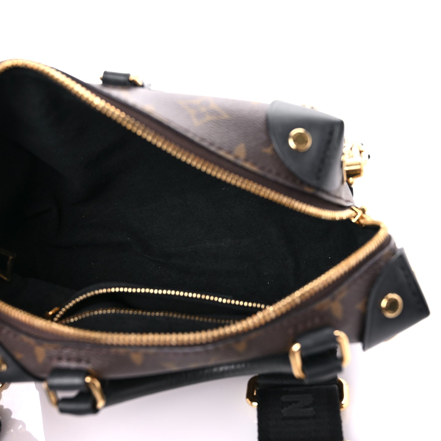 Monogram Petite Malle Souple Black