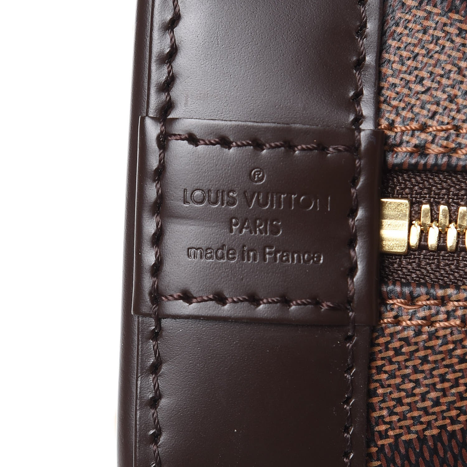 Louis Vuitton Damier Ebene Alma BB 8 of 8