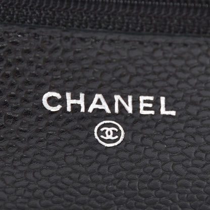 Chanel Caviar Quilted Wallet On Chain WOC Black 8 of 11