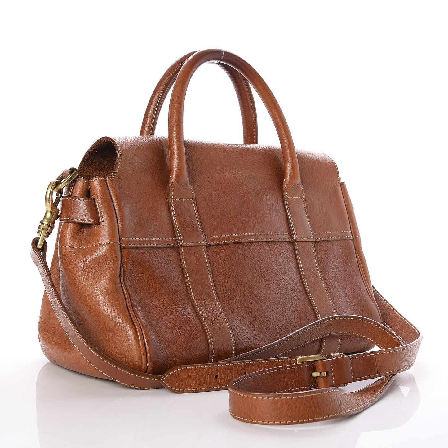 Natural Leather Small Bayswater Oak