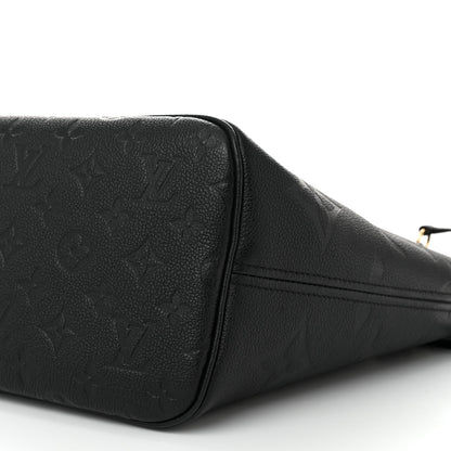 Louis Vuitton Empreinte Monogram Giant Neverfull MM Black 9 of 9