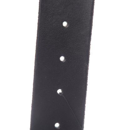 Gucci Calfskin Brass Feline Buckle Belt 85 34 Black 4 of 5