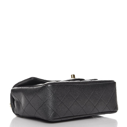 Chanel Caviar Quilted Mini Rectangular Flap Dark Charcoal 4 of 8