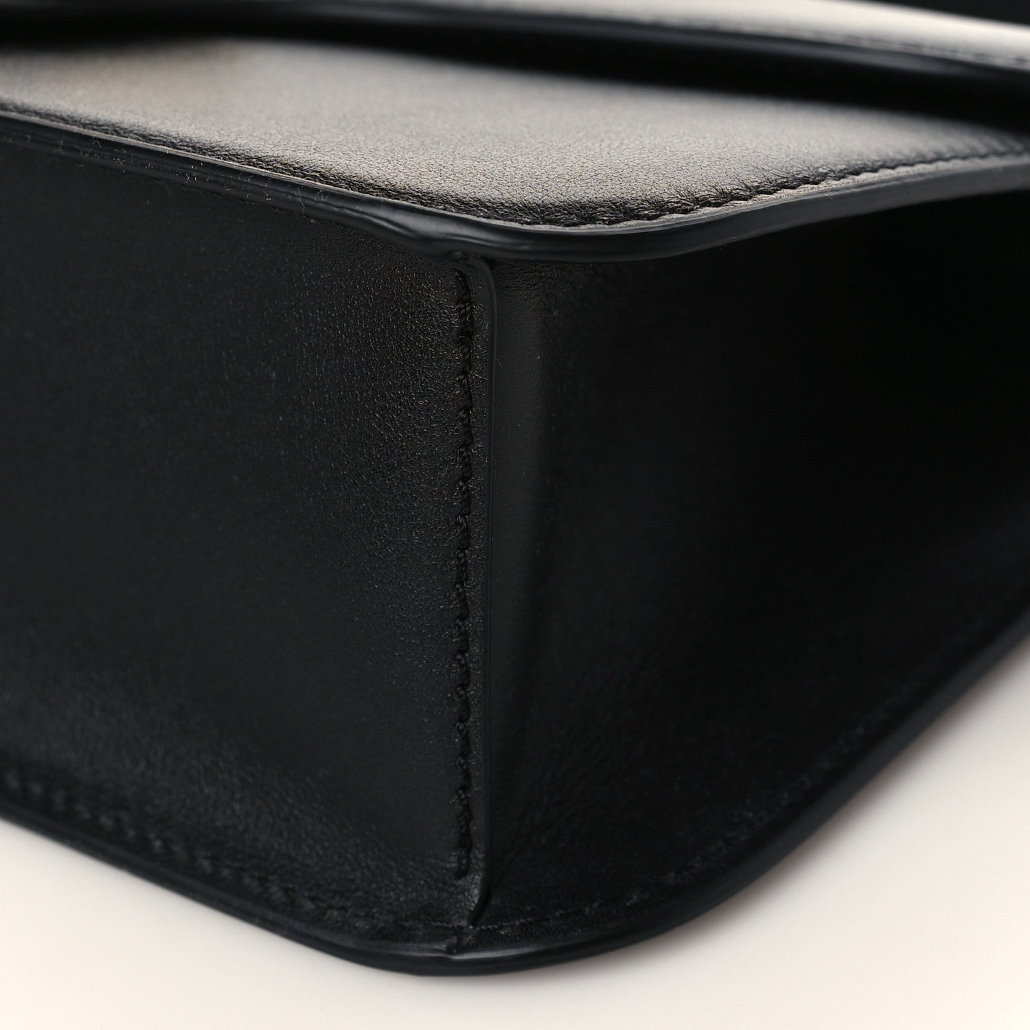 Valentino Garavani Calfskin Vlogo Loco Shoulder Bag Black 8 of 8