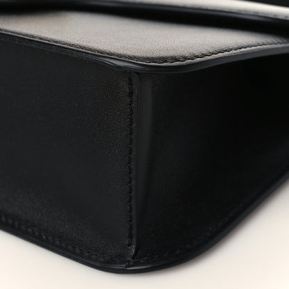 Valentino Garavani Calfskin Vlogo Loco Shoulder Bag Black 8 of 8