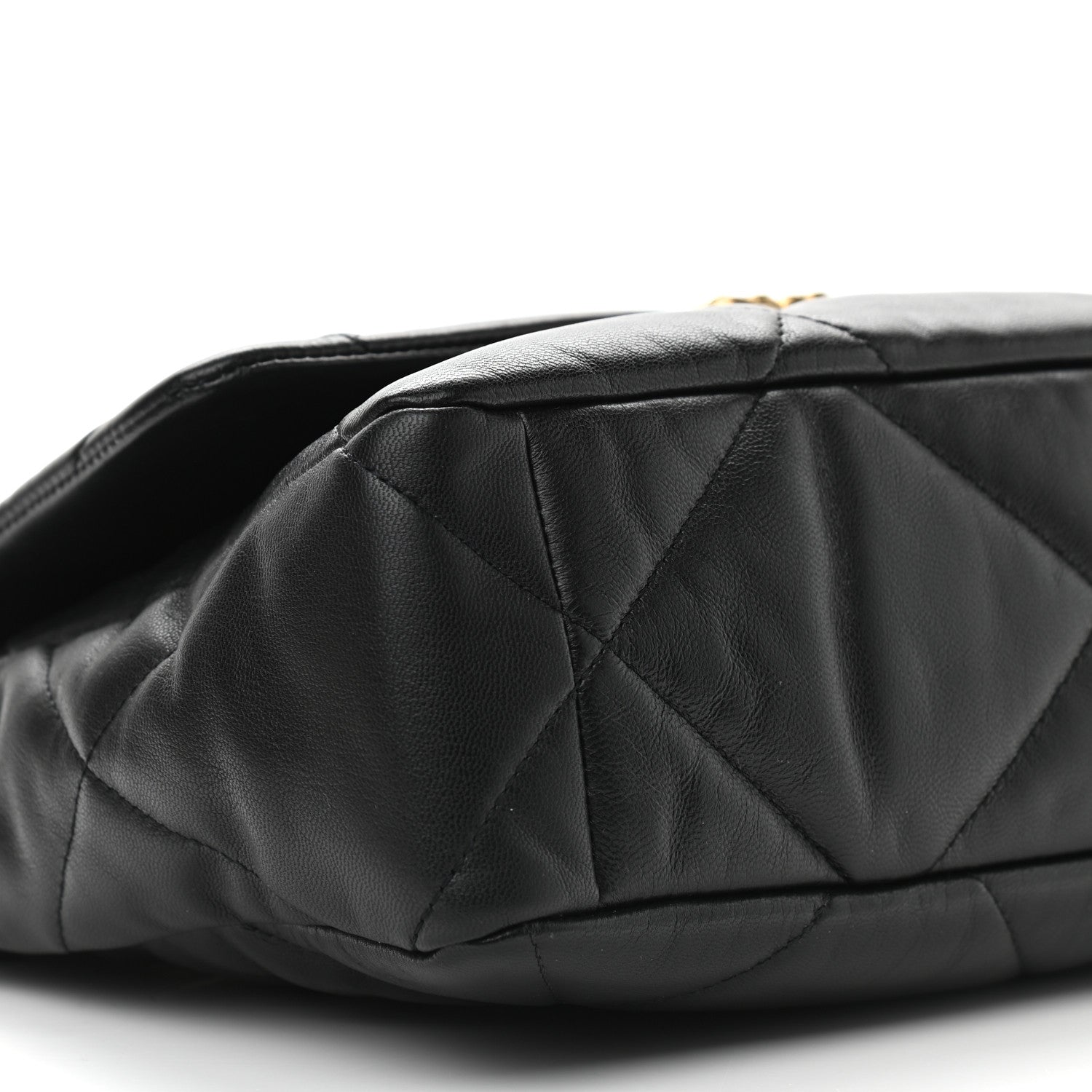 Chanel Lambskin Quilted Large Chanel 19 Flap Black 8 of 9