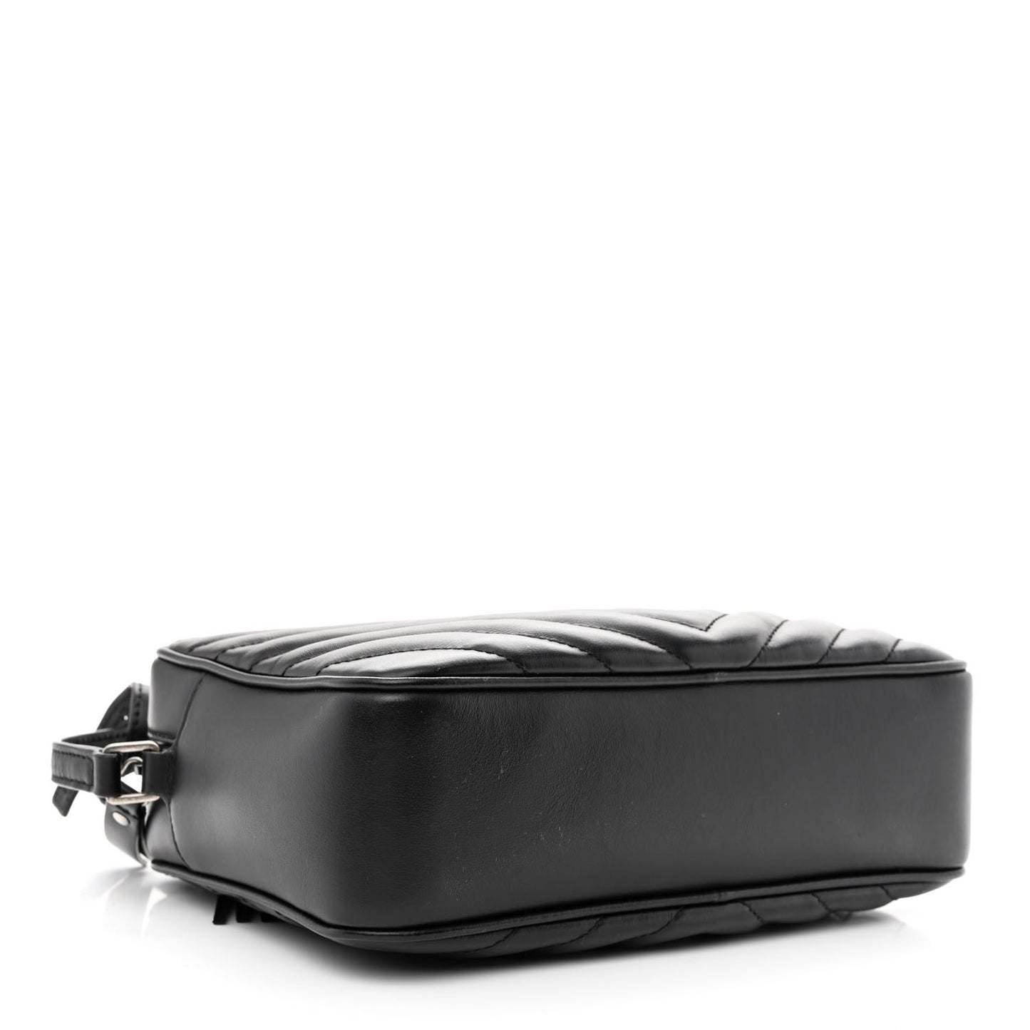 Calfskin Matelasse Monogram Lou Camera Bag Black