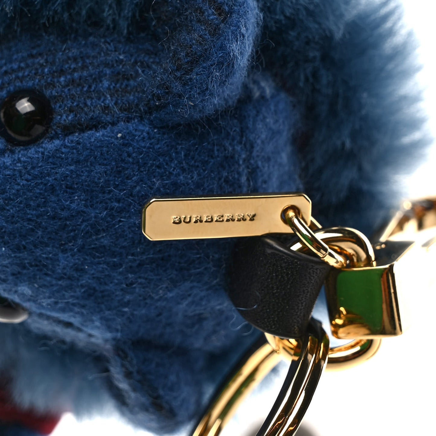 Cashmere Thomas Teddy Bear Keychain Charm Cadet Blue