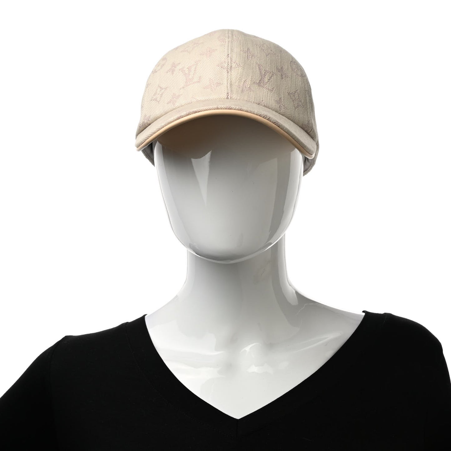 Cotton Monogram Jacquard Be My Cap M Beige