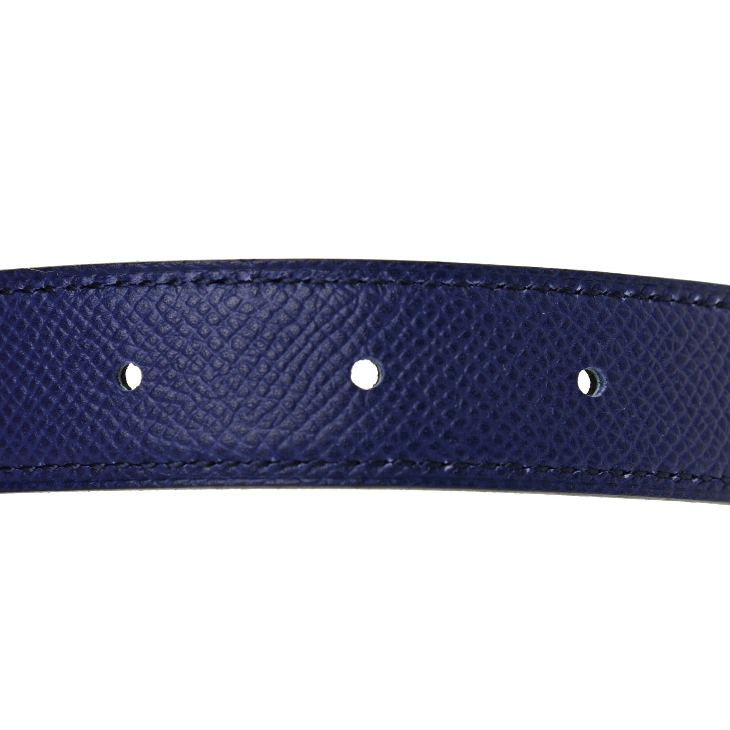 Epsom Swift 24mm Belt Strap 90 Black Bleu Saphir
