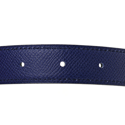 Hermes Epsom Swift 24mm Belt Strap 90 Black Bleu Saphir 5 of 5