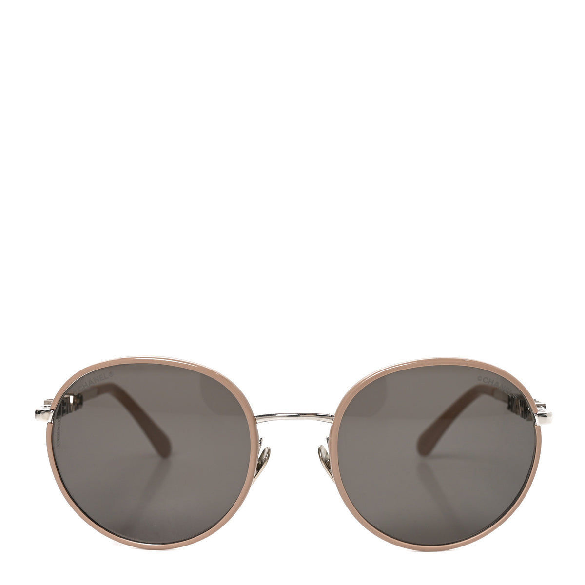 Metal Pantos Sunglasses 4282 Silver Beige