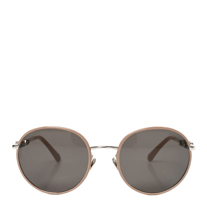 Chanel Metal Pantos Sunglasses 4282 Silver Beige 2 of 7