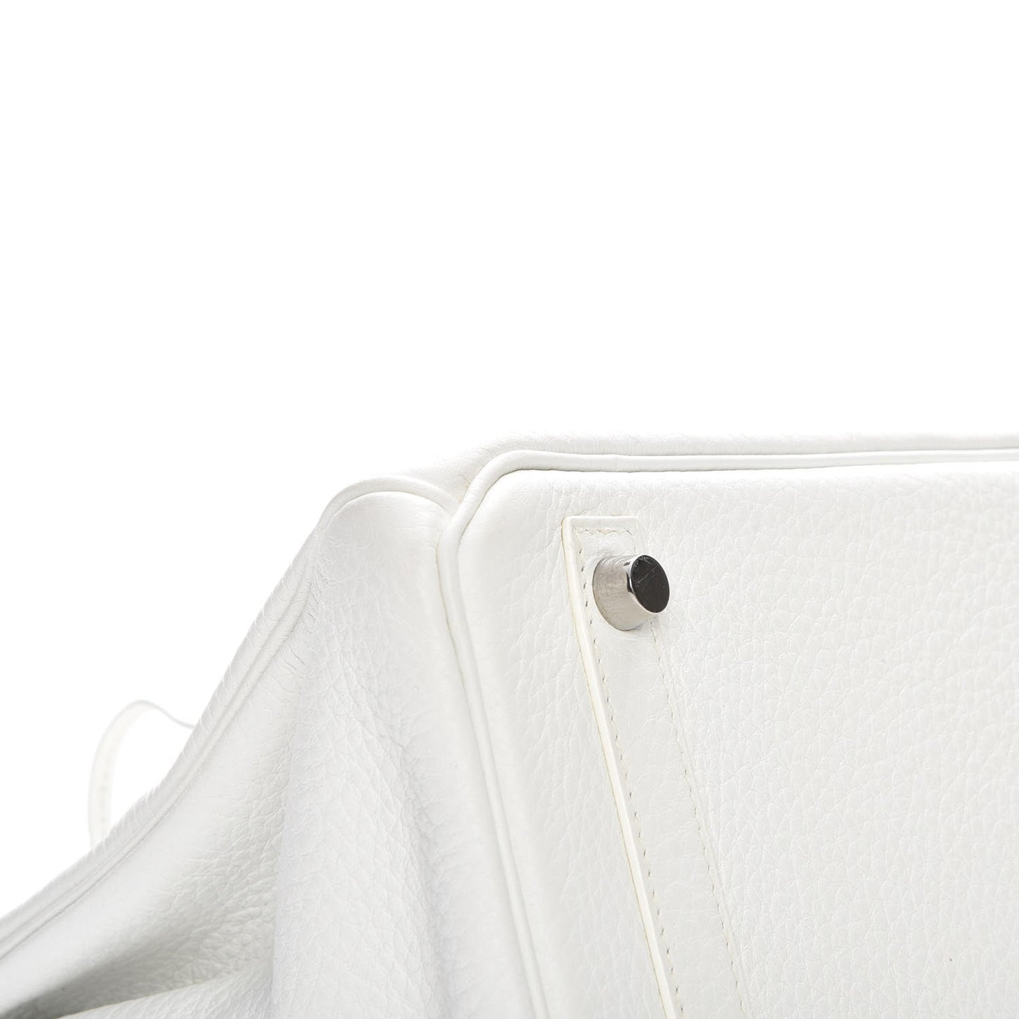 Taurillon Clemence Birkin 30 White