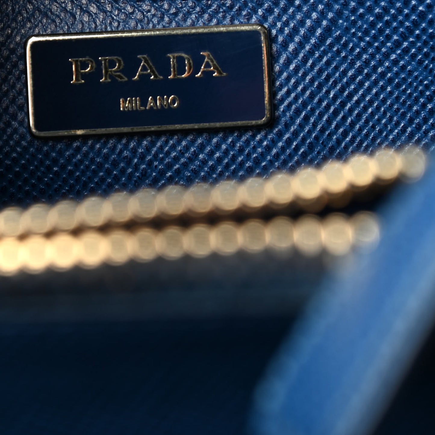 Saffiano Cuir Open Promenade Tote Bluette